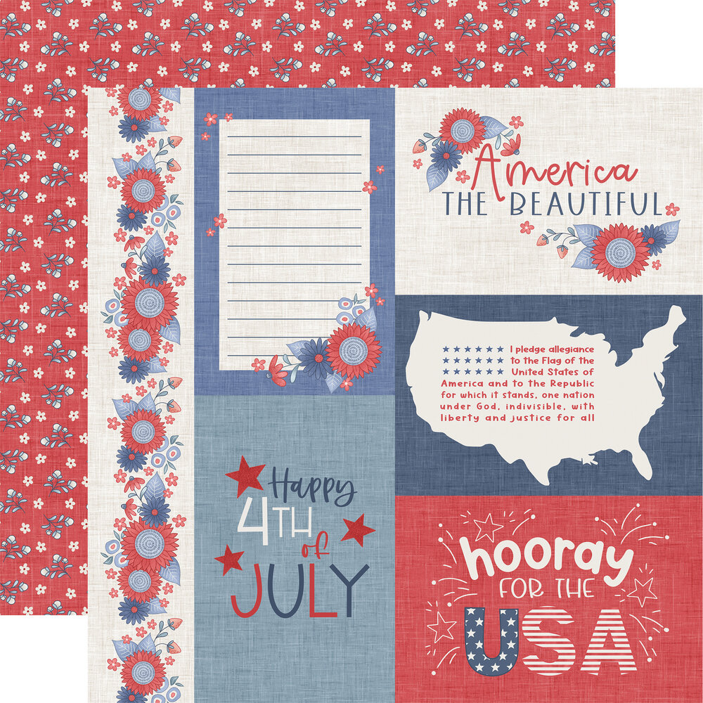 Echo Park Yankee Doodle 12x12 Inch Collection Kit (YD435016) Echo Park Yankee Doodle 12x12 Inch Collection Kit (YD435016)