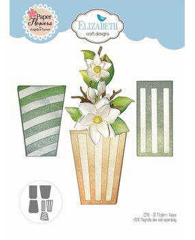 Elizabeth Craft Designs Spring Blossom Die 3D Modern Vases (2248)