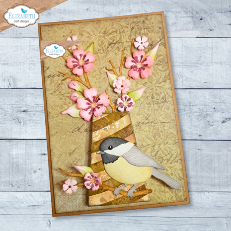 Elizabeth Craft Designs Spring Blossom Die 3D Modern Vases (2248) Elizabeth Craft Designs Spring Blossom Die 3D Modern Vases (2248)