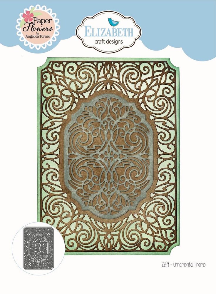 Elizabeth Craft Designs Spring Blossom Die Ornamental Frame (2249) Elizabeth Craft Designs Spring Blossom Die Ornamental Frame (2249)