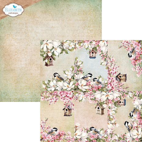 Elizabeth Craft Designs Spring Blossom 12x12 Inch Patterned Cardstock Paper Spring Blossom (C031) Elizabeth Craft Designs Spring Blossom 12x12 Inch Patterned Cardstock Paper Spring Blossom (C031)