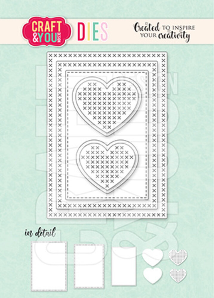 Craft & You Design ATC Cross Stiches Dies (CW345)