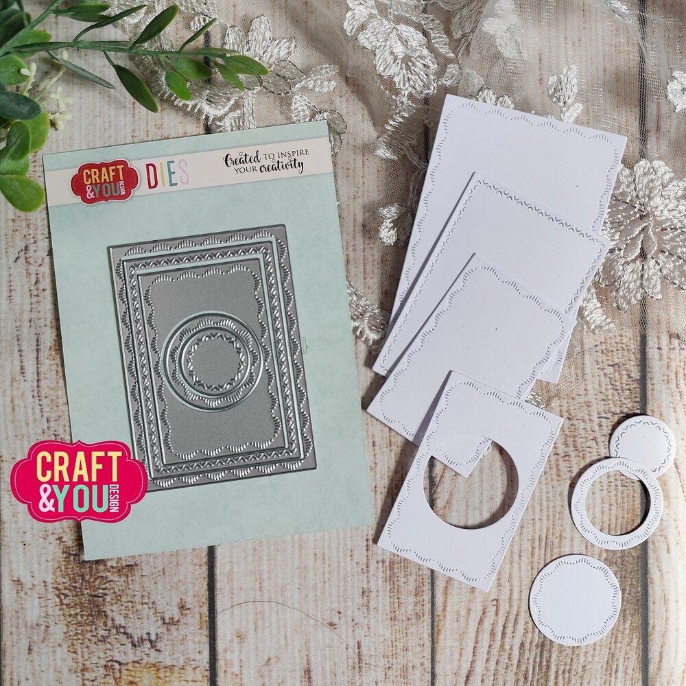 Craft & You Design ATC Decorative Stiches Dies (CW346)