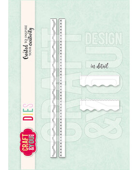 Craft & You Design Small Borders Decorative Stiches Dies (CW350)