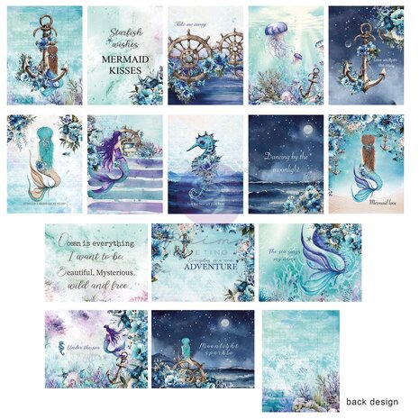 Prima Marketing A Mermaid's Tale 3x4 Inch Journaling Cards (676919)