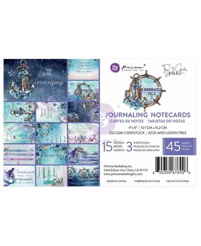 Prima Marketing A Mermaid's Tale 4x6 Inch Journaling Cards (676926)