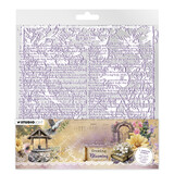 Studio Light Growing & Blooming Acetate Sheets Dark Purple & White (JMA-GB-ACS14) (DISCONTINUED)