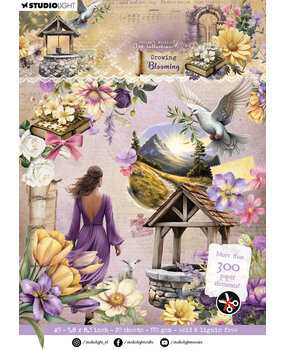 Studio Light Growing & Blooming Elements Paper Pad (JMA-GB-DCPP318) (DISCONTINUED)