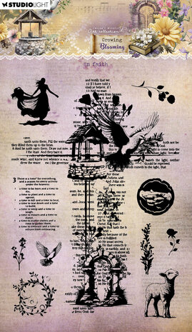 Studio Light Growing & Blooming Clear Stamp In Faith (JMA-GB-STAMP835) (DISCONTINUED) Studio Light Growing & Blooming Clear Stamp In Faith (JMA-GB-STAMP835) (DISCONTINUED)
