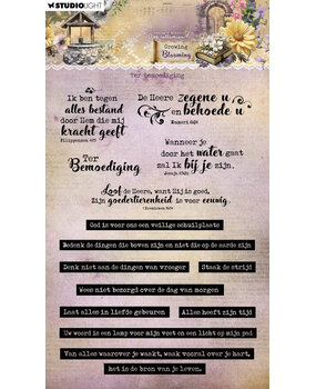 Studio Light Growing & Blooming Clear Stamp Ter Bemoediging (JMA-GB-STAMP838) (DISCONTINUED)