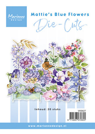 Marianne Design Die-cuts Mattie's Blue Flowers (VK9627) Marianne Design Die-cuts Mattie's Blue Flowers (VK9627)