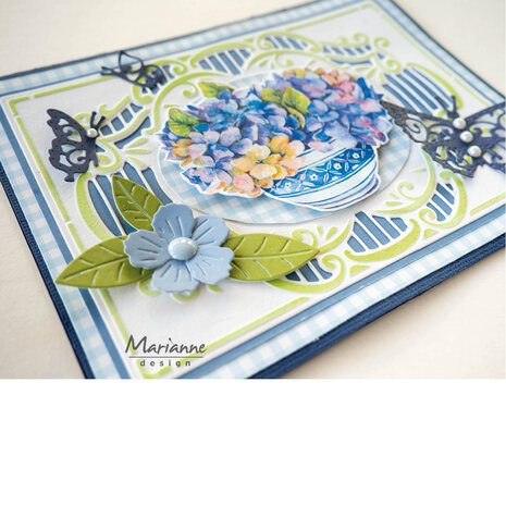 Marianne Design Die-cuts Mattie's Blue Flowers (VK9627) Marianne Design Die-cuts Mattie's Blue Flowers (VK9627)
