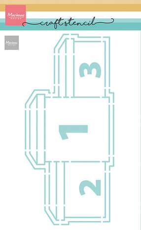 Marianne Design Craft Stencil Winner's Podium (PS8186) Marianne Design Craft Stencil Winner's Podium (PS8186)