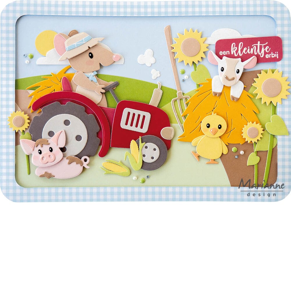 Marianne Design Collectable by Marleen Tractor (COL1571) Marianne Design Collectable by Marleen Tractor (COL1571)