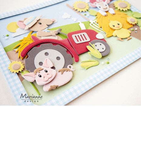 Marianne Design Collectable by Marleen Tractor (COL1571) Marianne Design Collectable by Marleen Tractor (COL1571)