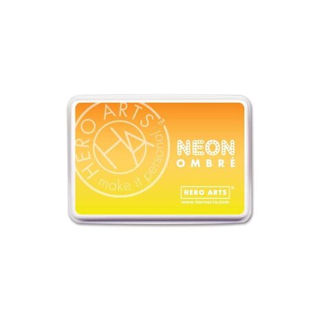 Hero Arts Neon Yellow to Orange Ombré Ink Pad (AF328)