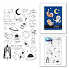 Spellbinders Space Friends Stamp & Die Bundle (BD-0956) Spellbinders Space Friends Stamp & Die Bundle (BD-0956)
