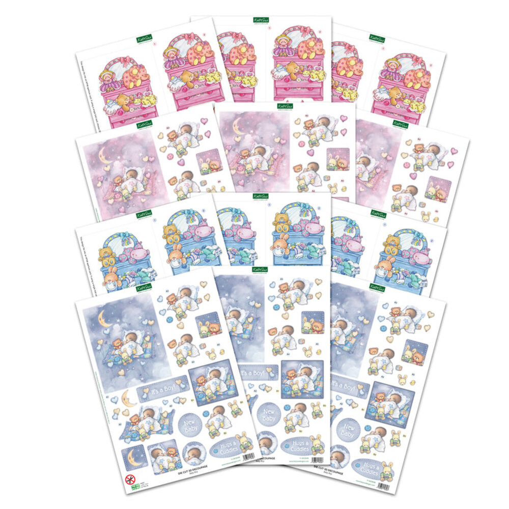 Katy Sue Designs Baby 3D Die-Cut Decoupage (12pcs) (11-DCDBAB12) Katy Sue Designs Baby 3D Die-Cut Decoupage (12pcs) (11-DCDBAB12)
