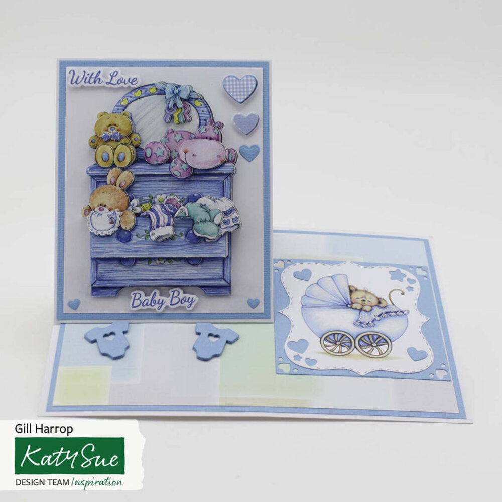 Katy Sue Designs Baby 3D Die-Cut Decoupage (12pcs) (11-DCDBAB12) Katy Sue Designs Baby 3D Die-Cut Decoupage (12pcs) (11-DCDBAB12)
