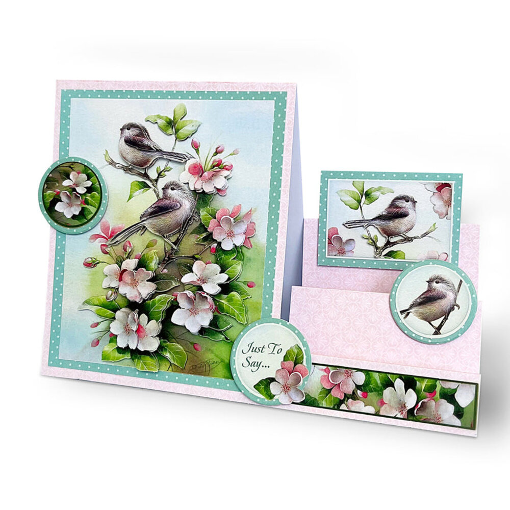 Katy Sue Designs Birds in Blossom 3D Die-Cut Decoupage (3pcs) (11-DCD528)