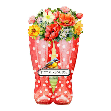 Katy Sue Designs Bouquets & Birds 3D Die-Cut Decoupage (3pcs) (11-DCD704)