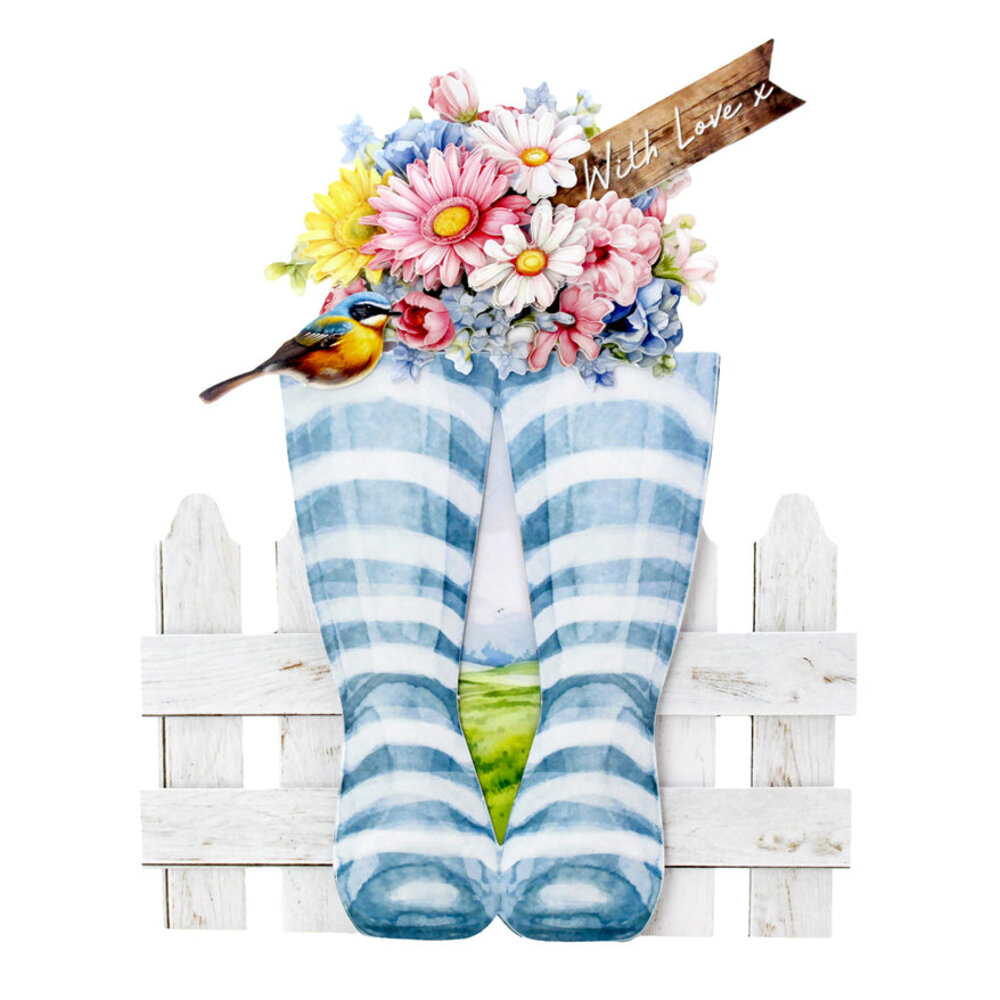 Katy Sue Designs Bouquets & Birds 3D Die-Cut Decoupage (3pcs) (11-DCD704)