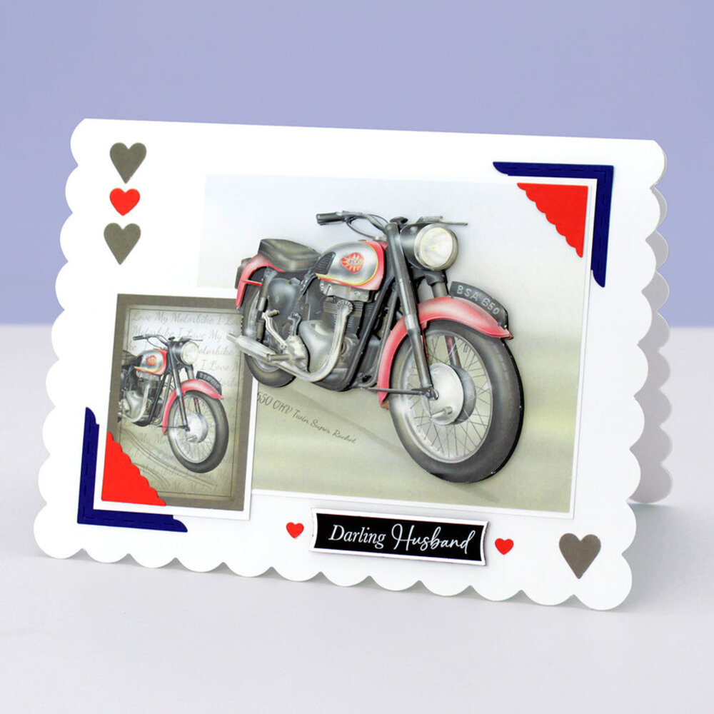 Katy Sue Designs Cars and Bikes 3D Die-Cut Decoupage (12pcs) (11-DCDCAR12)