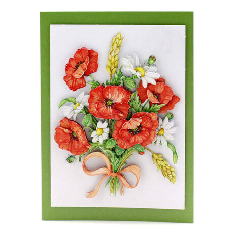 Katy Sue Designs Corn Poppies 3D Die-Cut Decoupage (3pcs) (11-DCD667) Katy Sue Designs Corn Poppies 3D Die-Cut Decoupage (3pcs) (11-DCD667)