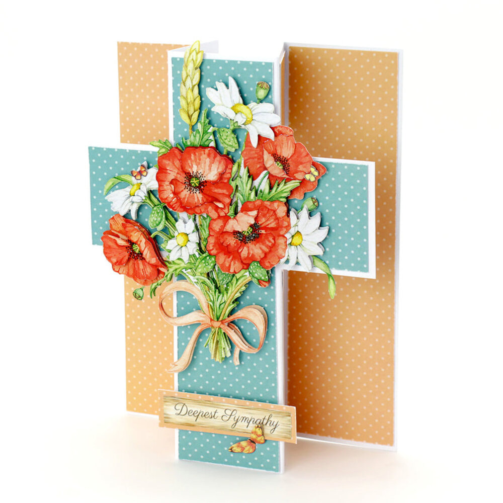 Katy Sue Designs Corn Poppies 3D Die-Cut Decoupage (3pcs) (11-DCD667) Katy Sue Designs Corn Poppies 3D Die-Cut Decoupage (3pcs) (11-DCD667)