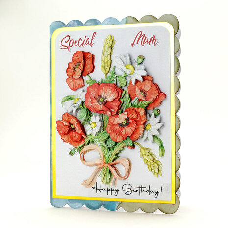 Katy Sue Designs Corn Poppies 3D Die-Cut Decoupage (3pcs) (11-DCD667) Katy Sue Designs Corn Poppies 3D Die-Cut Decoupage (3pcs) (11-DCD667)