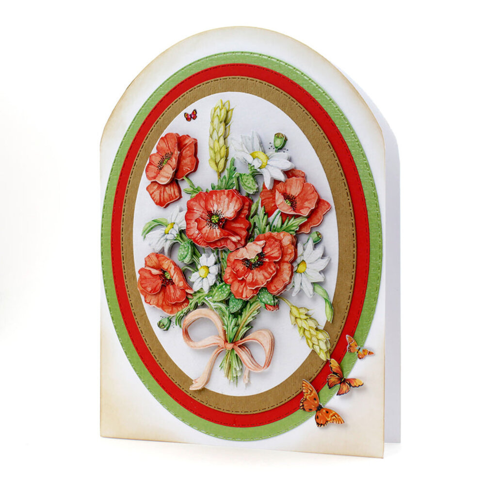 Katy Sue Designs Corn Poppies 3D Die-Cut Decoupage (3pcs) (11-DCD667) Katy Sue Designs Corn Poppies 3D Die-Cut Decoupage (3pcs) (11-DCD667)