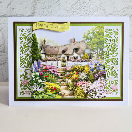 Katy Sue Designs Cottage Garden 3D Die-Cut Decoupage (3pcs) (11-DCD650)