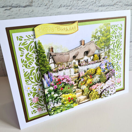Katy Sue Designs Cottage Garden 3D Die-Cut Decoupage (3pcs) (11-DCD650)