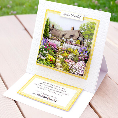 Katy Sue Designs Cottage Garden 3D Die-Cut Decoupage (3pcs) (11-DCD650)