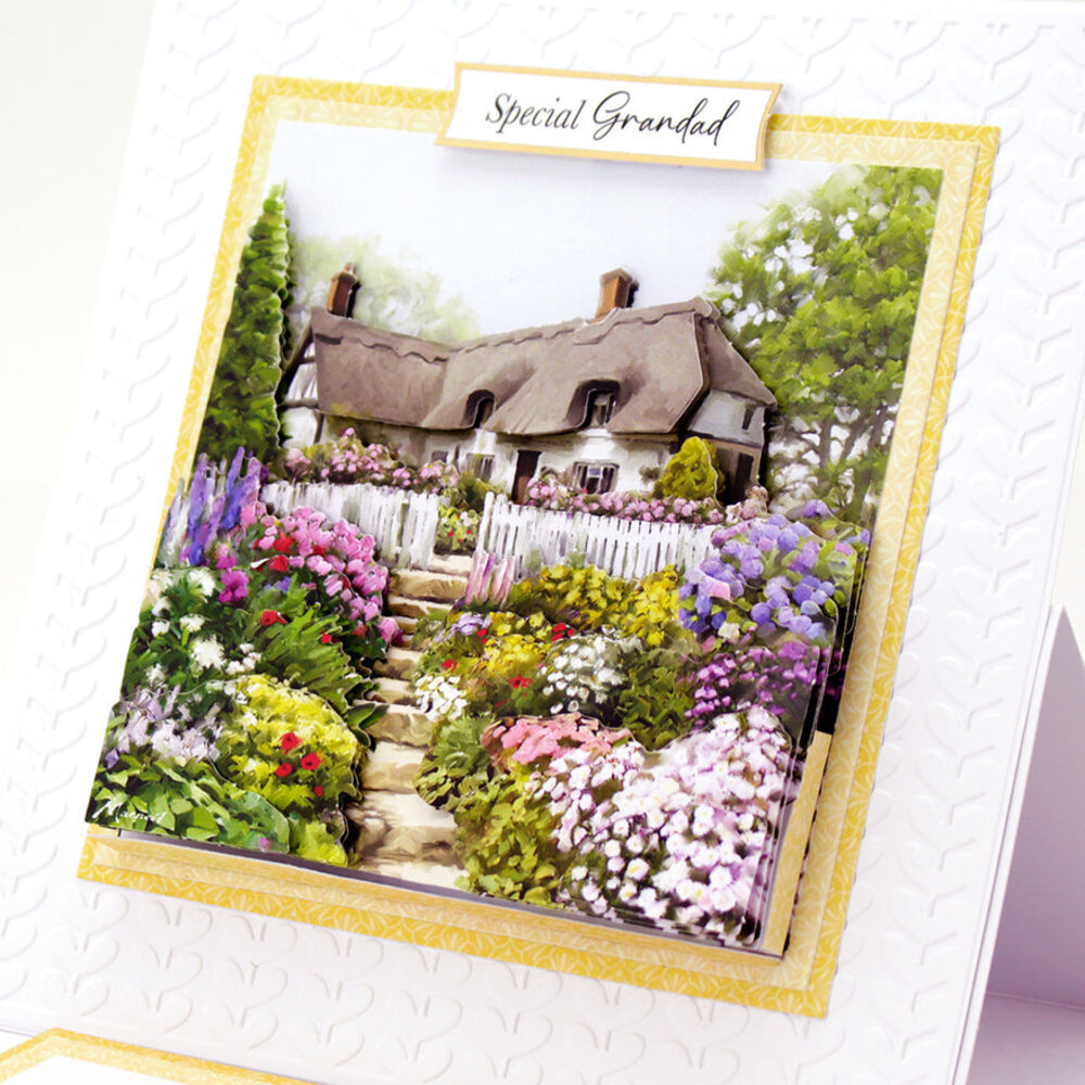 Katy Sue Designs Cottage Garden 3D Die-Cut Decoupage (3pcs) (11-DCD650)