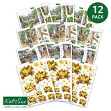 Katy Sue Designs Country Garden 3D Die-Cut Decoupage (12pcs) (11-DCDGAR12)