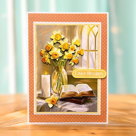 Katy Sue Designs Daffodil Window 3D Die-Cut Decoupage (3pcs) (11-DCD725)