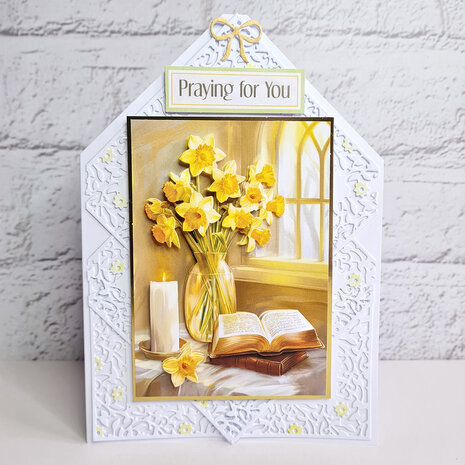 Katy Sue Designs Daffodil Window 3D Die-Cut Decoupage (3pcs) (11-DCD725)