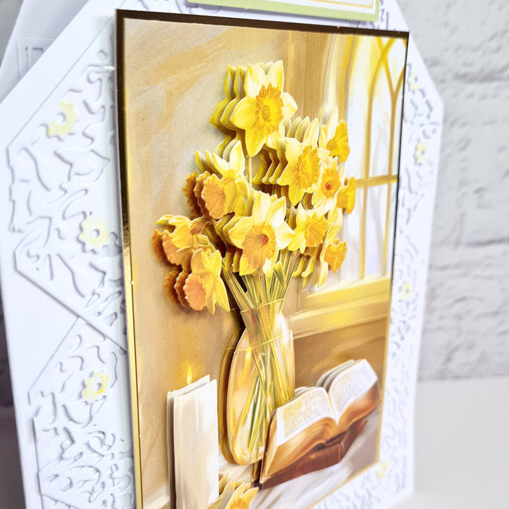 Katy Sue Designs Daffodil Window 3D Die-Cut Decoupage (3pcs) (11-DCD725)