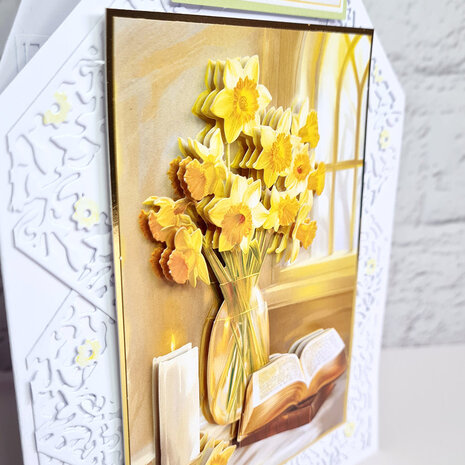 Katy Sue Designs Daffodil Window 3D Die-Cut Decoupage (3pcs) (11-DCD725)