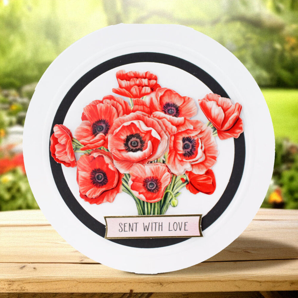 Katy Sue Designs Daffodil, Tulip & Poppy Bouquet 3D Die-Cut Decoupage (3pcs) (11-DCD703) Katy Sue Designs Daffodil, Tulip & Poppy Bouquet 3D Die-Cut Decoupage (3pcs) (11-DCD703)