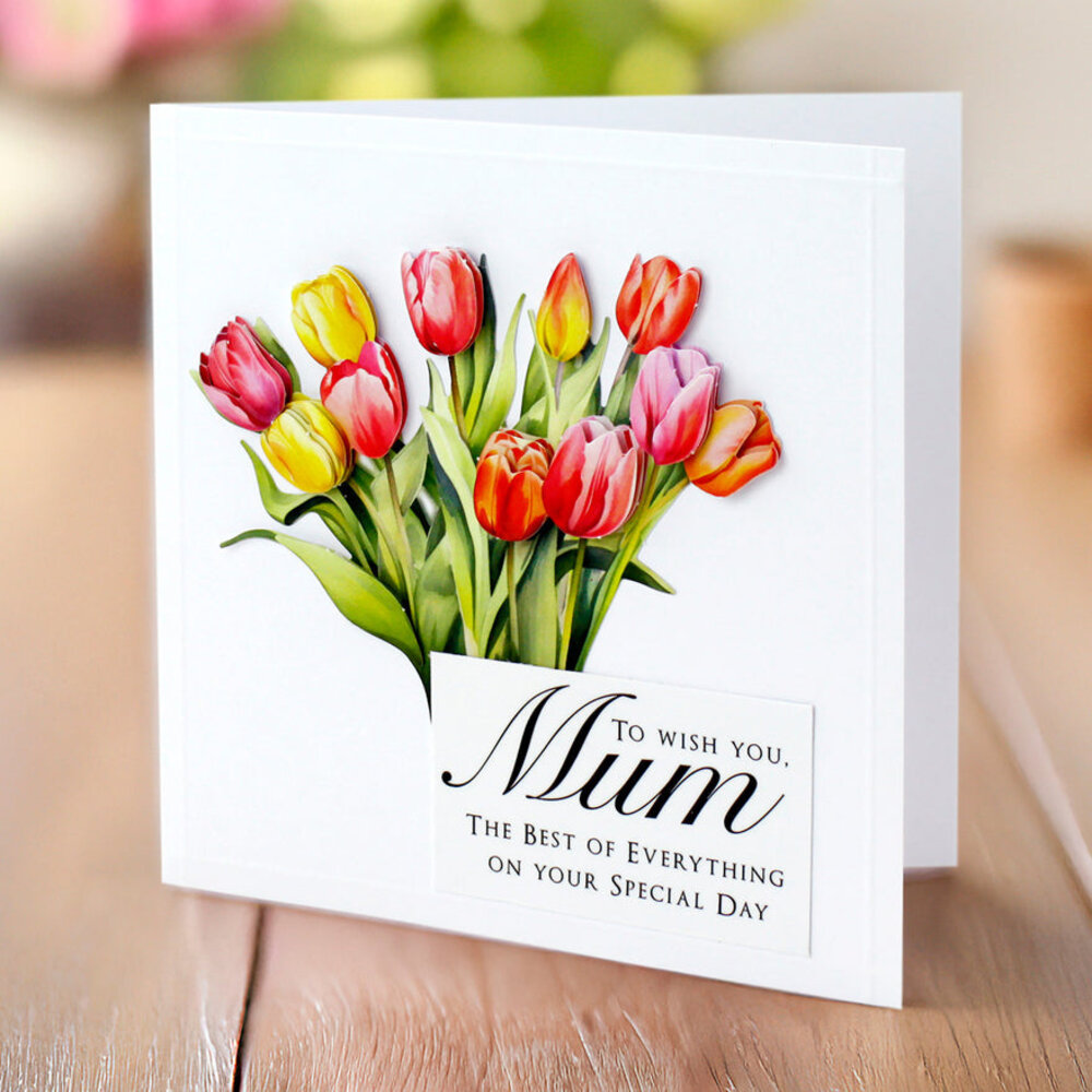 Katy Sue Designs Daffodil, Tulip & Poppy Bouquet 3D Die-Cut Decoupage (3pcs) (11-DCD703) Katy Sue Designs Daffodil, Tulip & Poppy Bouquet 3D Die-Cut Decoupage (3pcs) (11-DCD703)