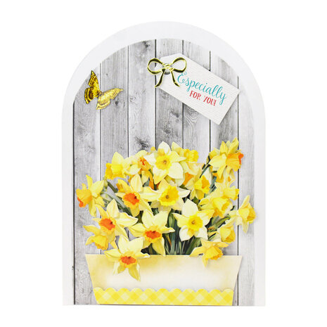Katy Sue Designs Daffodil, Tulip & Poppy Bouquet 3D Die-Cut Decoupage (3pcs) (11-DCD703) Katy Sue Designs Daffodil, Tulip & Poppy Bouquet 3D Die-Cut Decoupage (3pcs) (11-DCD703)