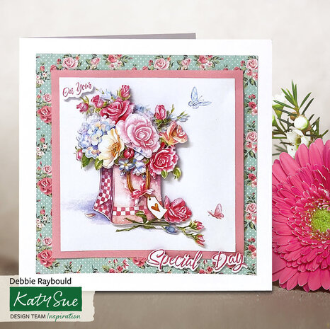 Katy Sue Designs Filled with Flowers 3D Die-Cut Decoupage (3pcs) (11-DCD646)