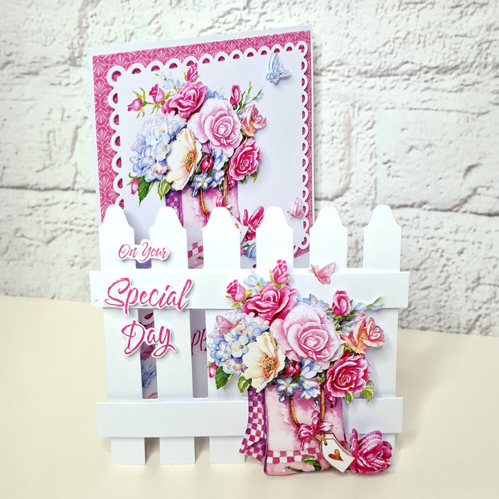 Katy Sue Designs Filled with Flowers 3D Die-Cut Decoupage (3pcs) (11-DCD646)