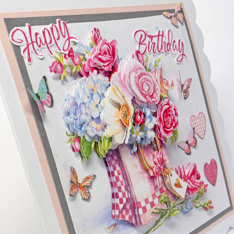 Katy Sue Designs Filled with Flowers 3D Die-Cut Decoupage (3pcs) (11-DCD646)