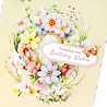 Katy Sue Designs Floral Basket & Wreath 3D Die-Cut Decoupage (3pcs) (11-DCD707) Katy Sue Designs Floral Basket & Wreath 3D Die-Cut Decoupage (3pcs) (11-DCD707)