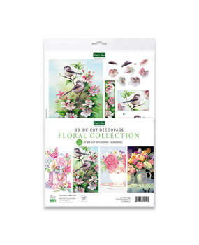 Katy Sue Designs Floral collection 3D Die-Cut Decoupage (12pcs) (11-DCDFLO)