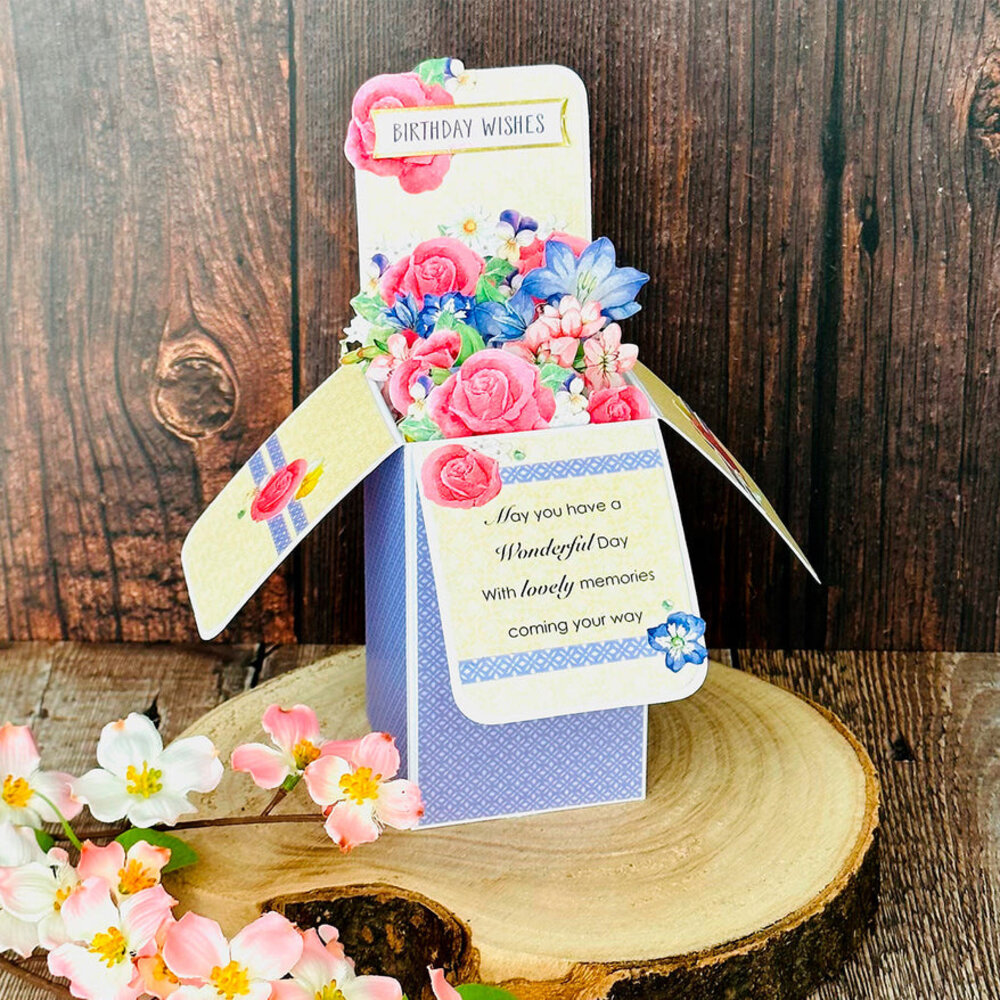 Katy Sue Designs Flower Patch 3D Die-Cut Decoupage (3pcs) (11-DCD700)