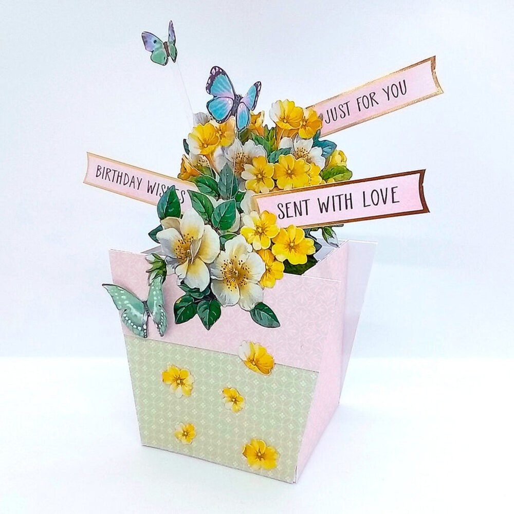 Katy Sue Designs Flower Patch 3D Die-Cut Decoupage (3pcs) (11-DCD700)